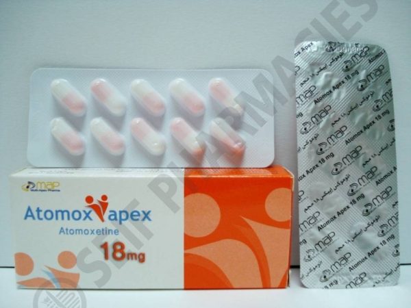 ATOMOX APEX 18 MG 30 CAP - صيدلية سيف اون لاين