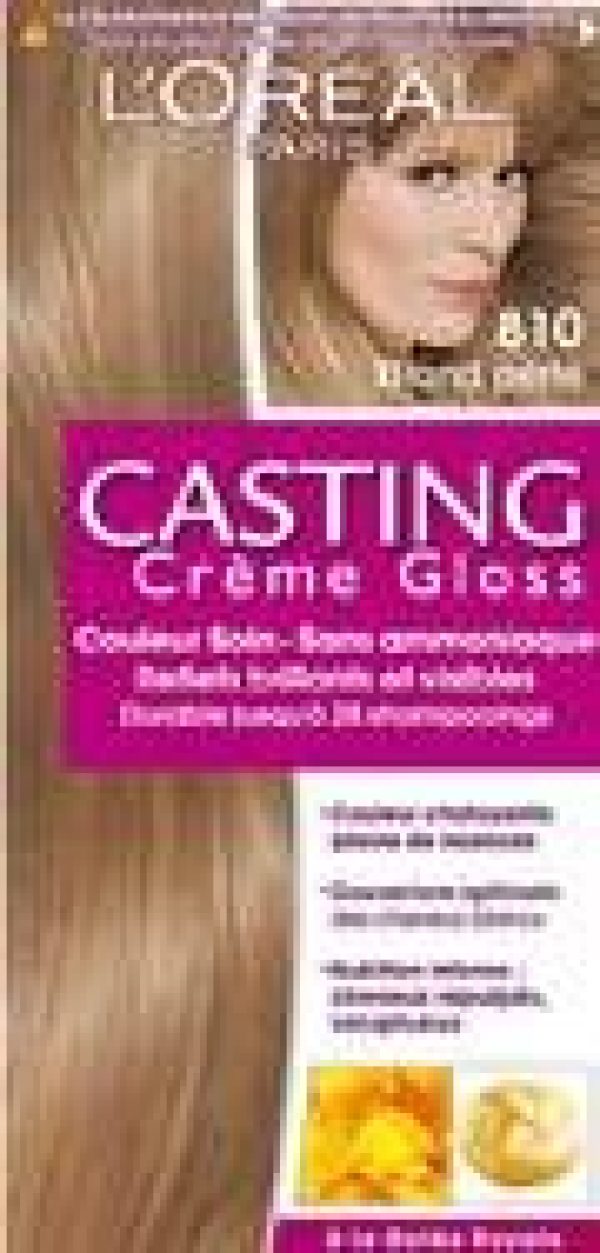 LOREAL CASTING GLOSS H.COLOR CR.810 PEARL BLONDE - صيدلية سيف اون لاين