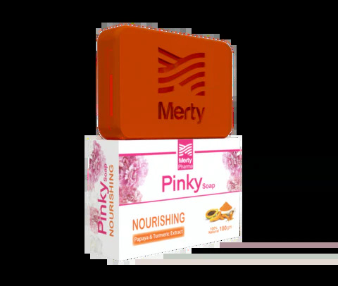 MERTY PINKY SOAP 100GM PAPAYA&TURMERIC - صيدلية سيف اون لاين